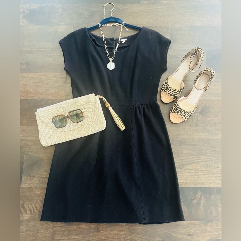 J CREW-black dress. Size 4